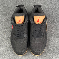 Levi's x Air Jordan 4 Retro 'Black Denim'