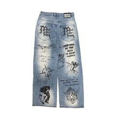 Mixed Emotions Blue “Canvas” Denim