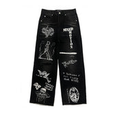 Mixed Emotions Black “Canvas” Denim