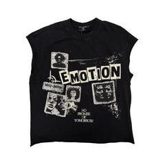 Mixed Emotions “Newspaper” Sleeveless tee