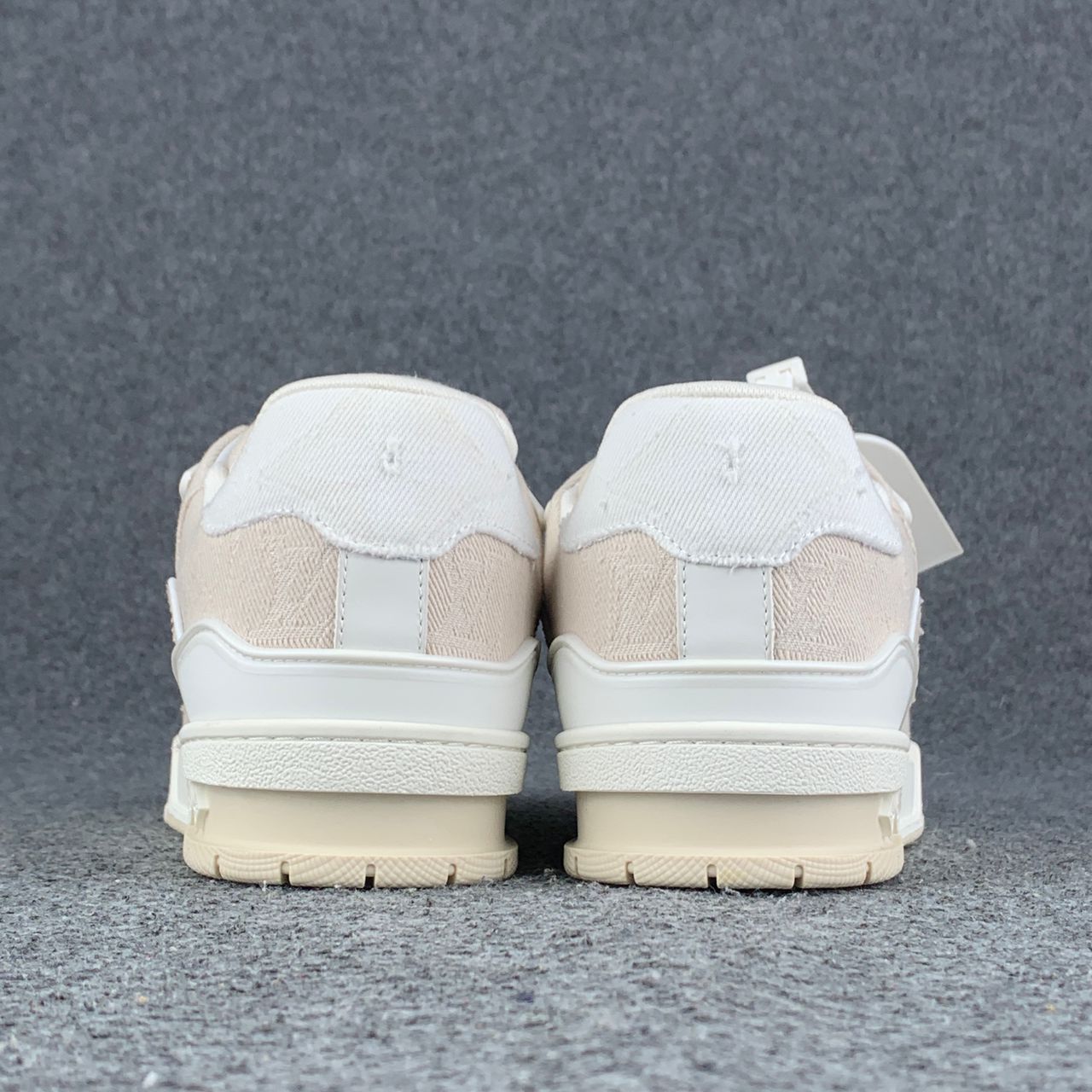 LV Trainer Beige Monogram Denim