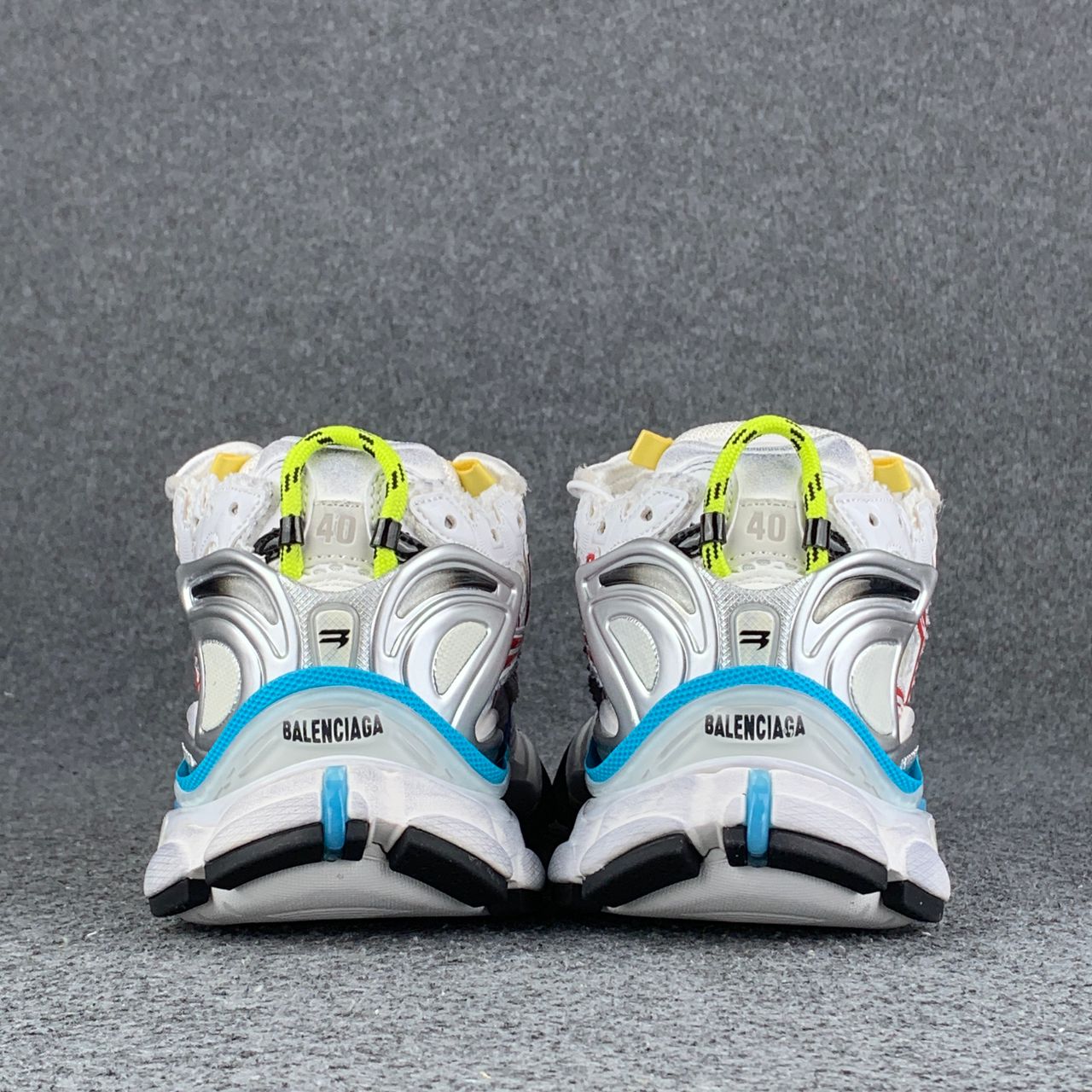 Balenciaga Runner Sneaker 'Worn-Out - White Multi-Color'