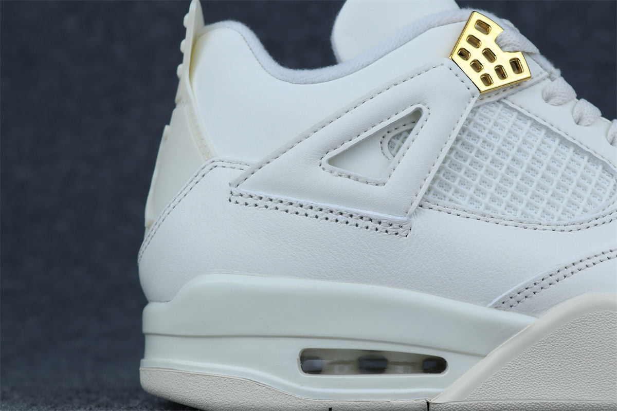 Wmns Air Jordan 4 Retro 'Metallic Gold'